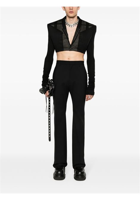 Black Cobra Micro Tatlin cropped blazer - unisex RICK OWENS | RR01D3754UMRNC09